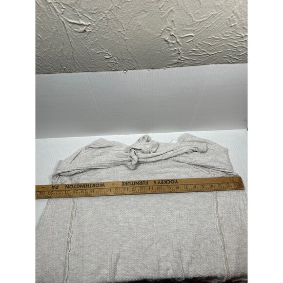 Free People We The Free Womens‎ Tunic Long Sleeve Shirt V Neck Waffle Cream XS - Picture 4 of 5